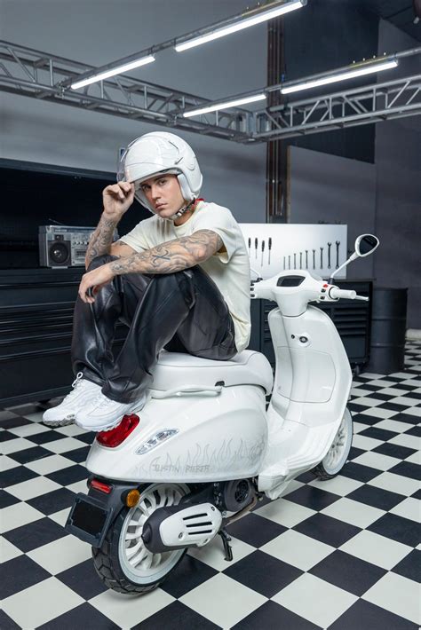 justin bieber x vespa.